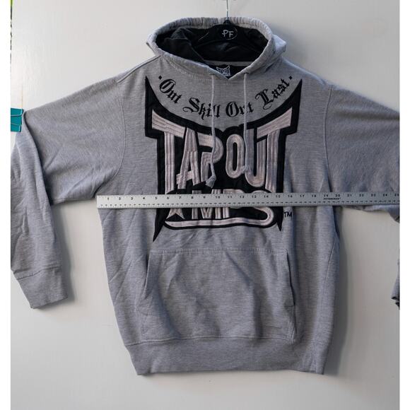 Tapout MPS Y2K Pullover Hoodie Sweatshirt Mens Large MMA Grunge Skater Cyber - Picture 4 of 6